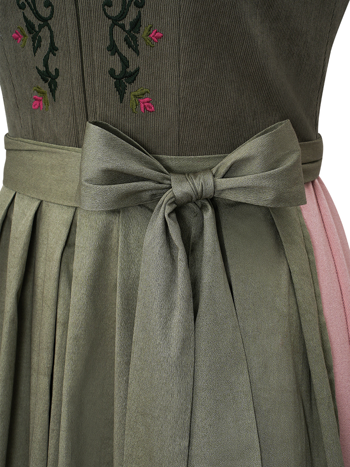 Trachten-Dirndl Lois in Grün – Frontreißverschluss