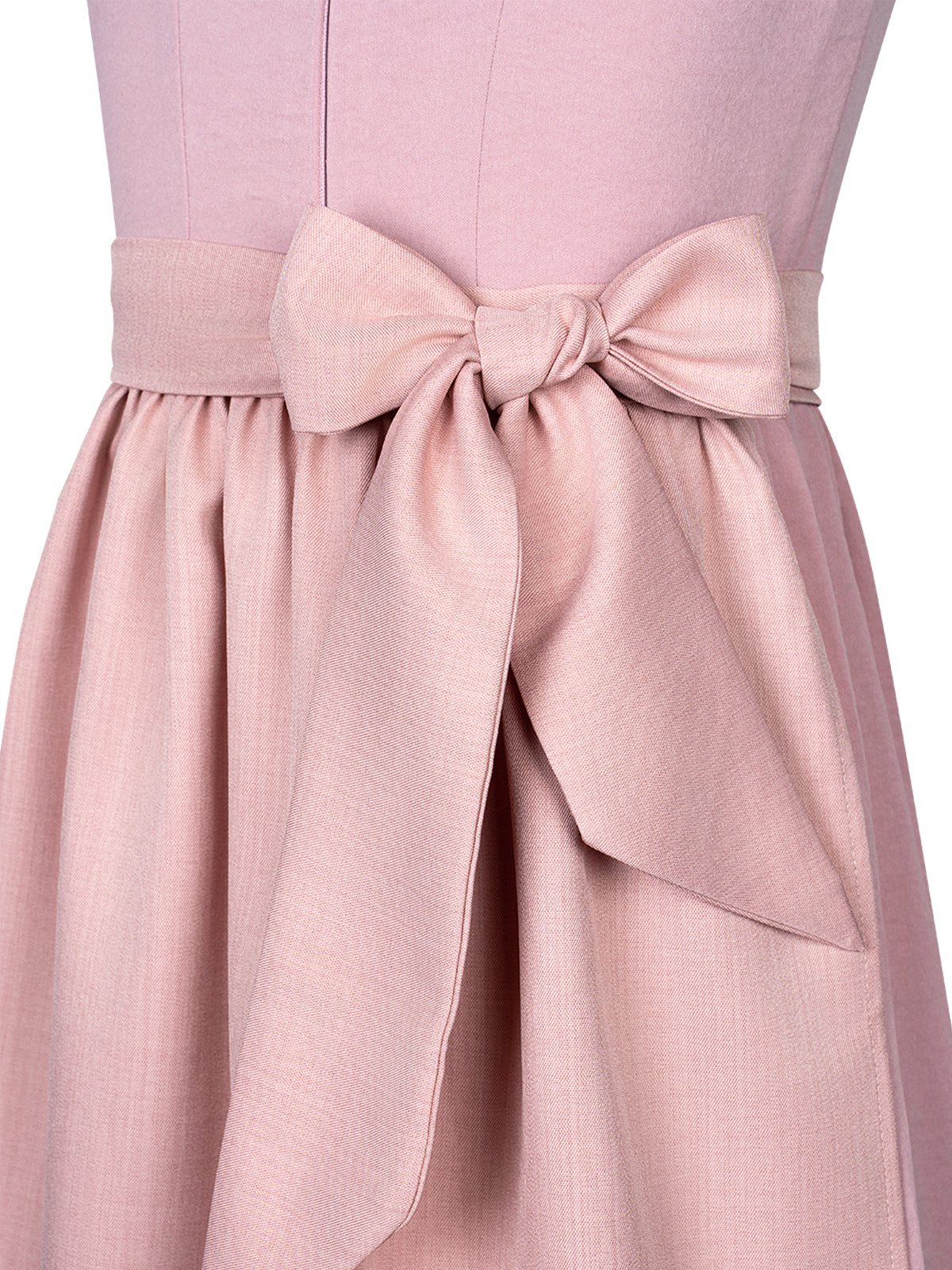 Trachten-Dirndl Kinder Dirndl Fabia in Rosa – Frontreißverschluss