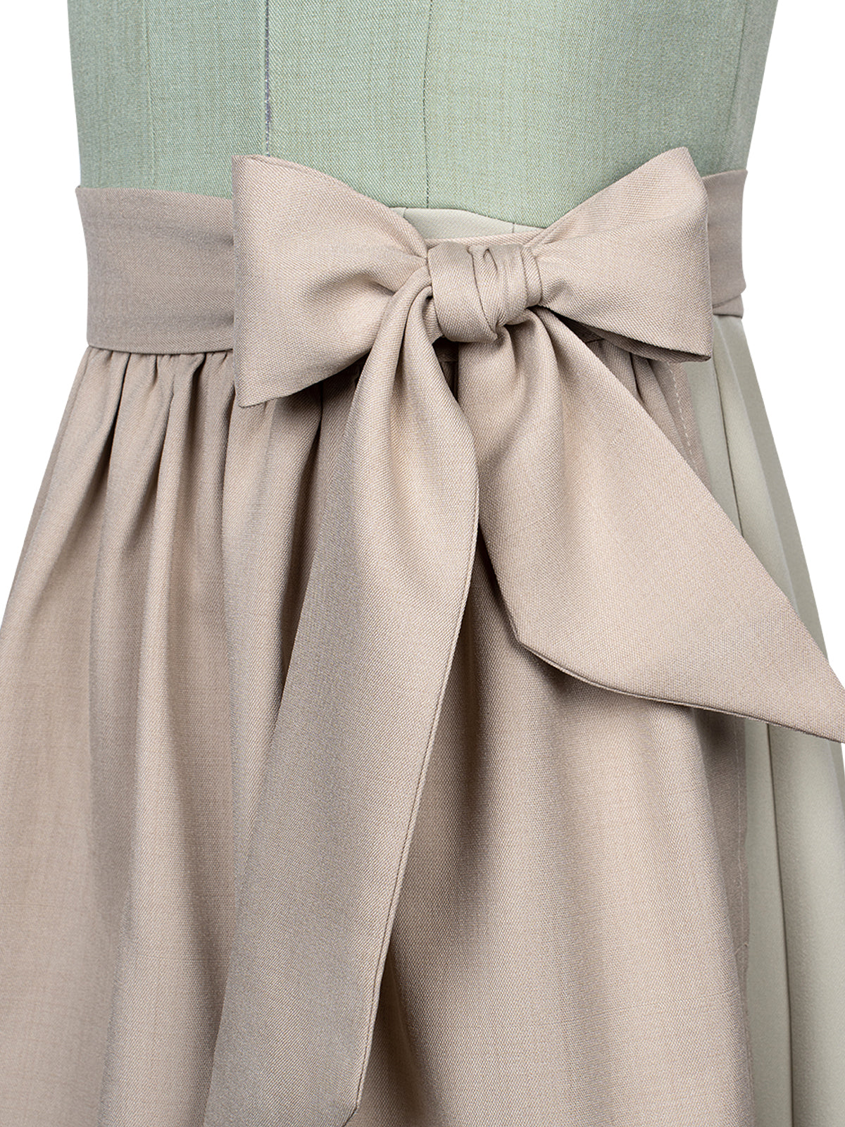 Wiesn Look Kinder Dirndl Oia – Dirndl in Grün mit Gerader Ausschnitt