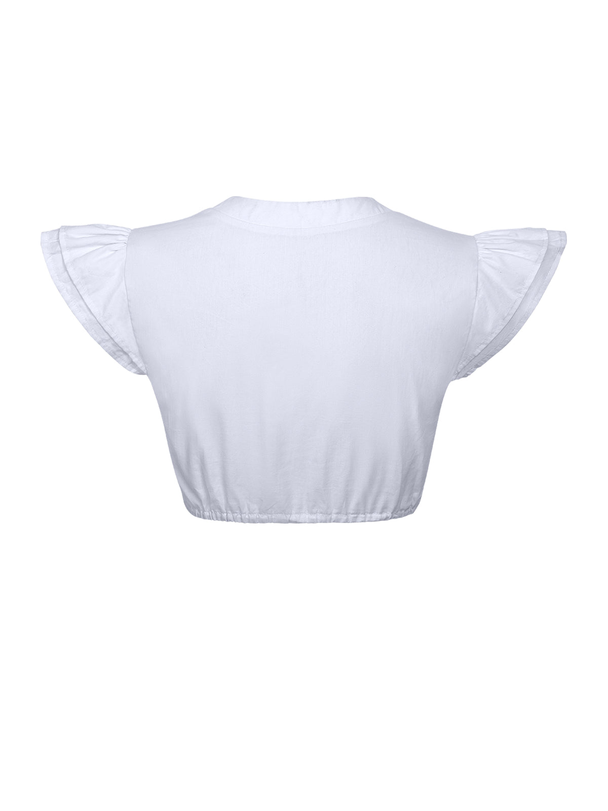 Feminine Dirndlbluse Sue in Weiß