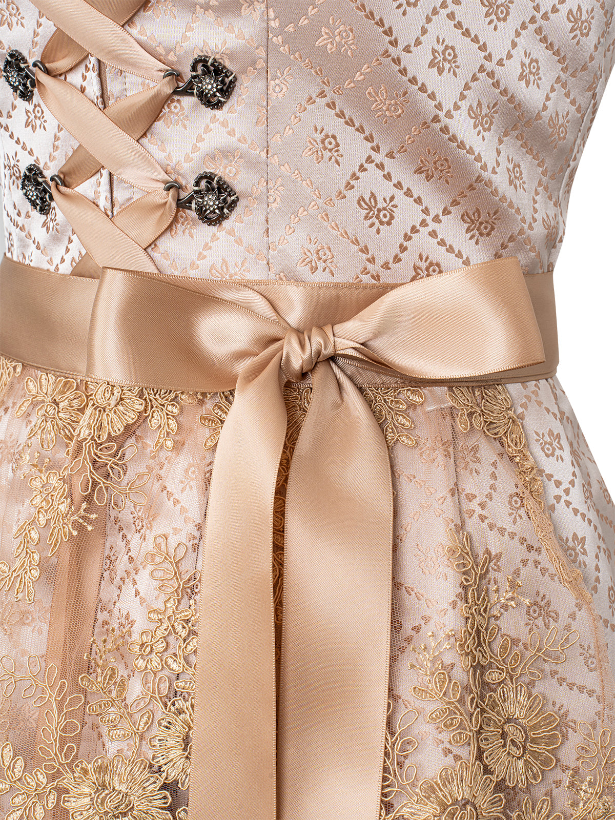 Elana Dirndl im traditionellen Stil in Gelb