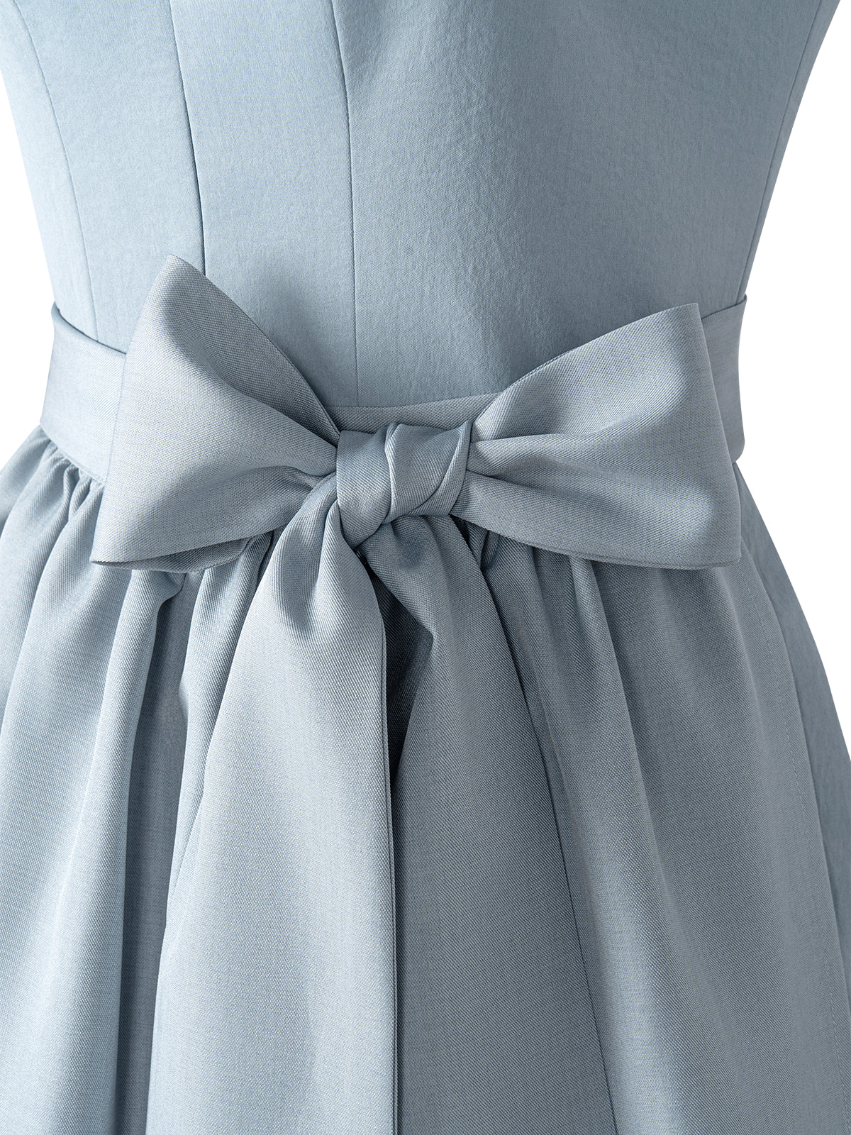 Klassisches Dirndl Lena – Blau, Herz-Ausschnitt