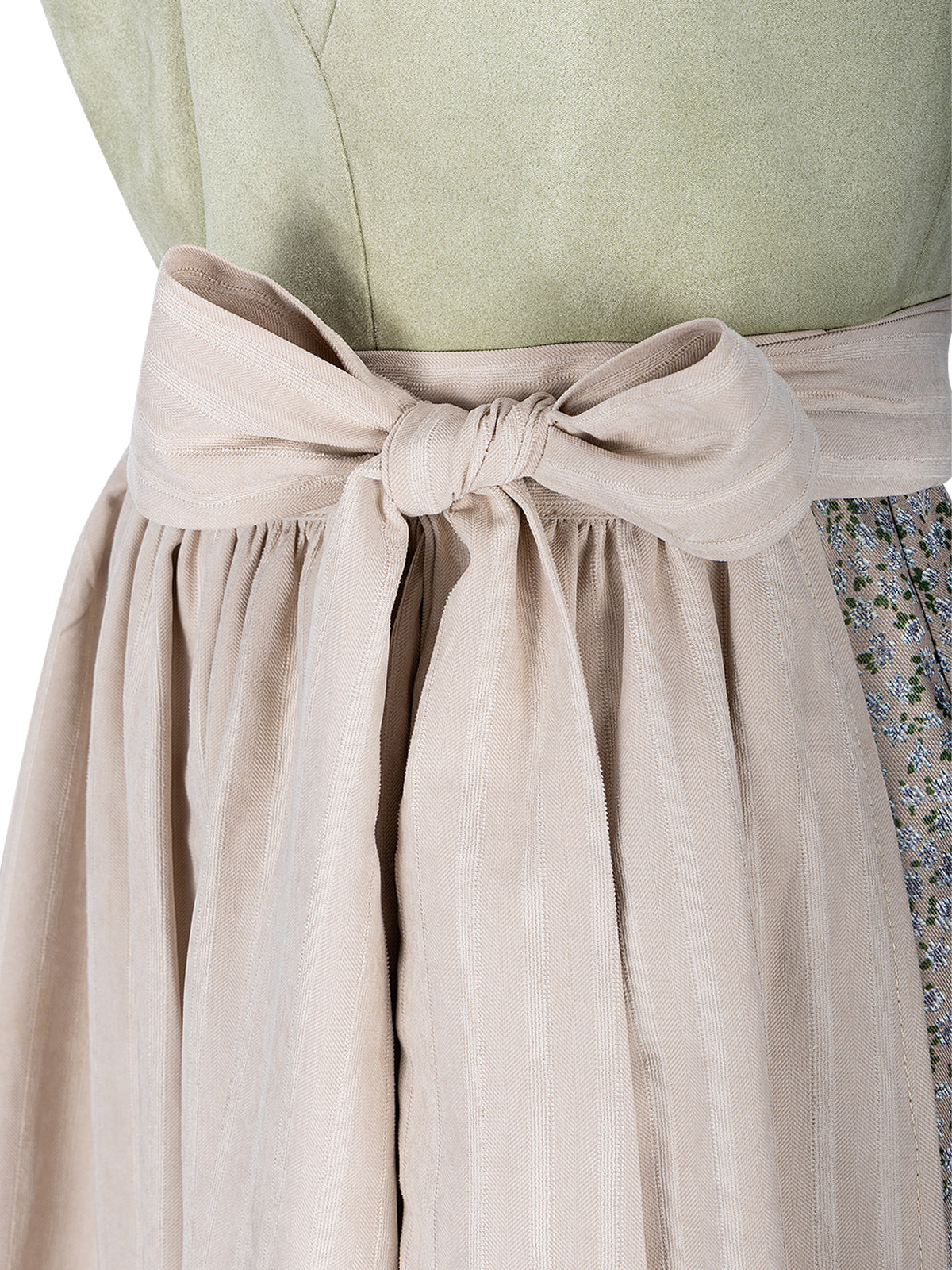 Festliches Dirndl Nila | Grün | Gerader Ausschnitt