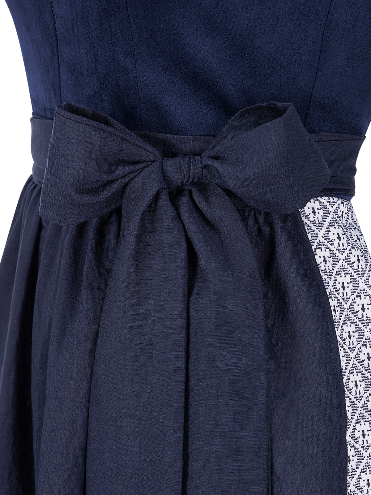 Maxima – Elegantes Trachtenkleid in Blau mit Frontreißverschluss