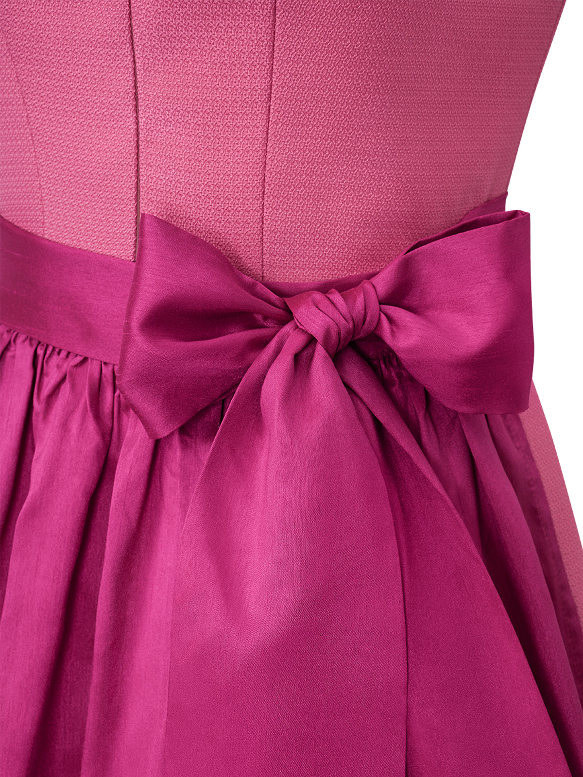 Wiesn Look Camille Beerenfarbenes – Dirndl in Pink mit Herz-Ausschnitt