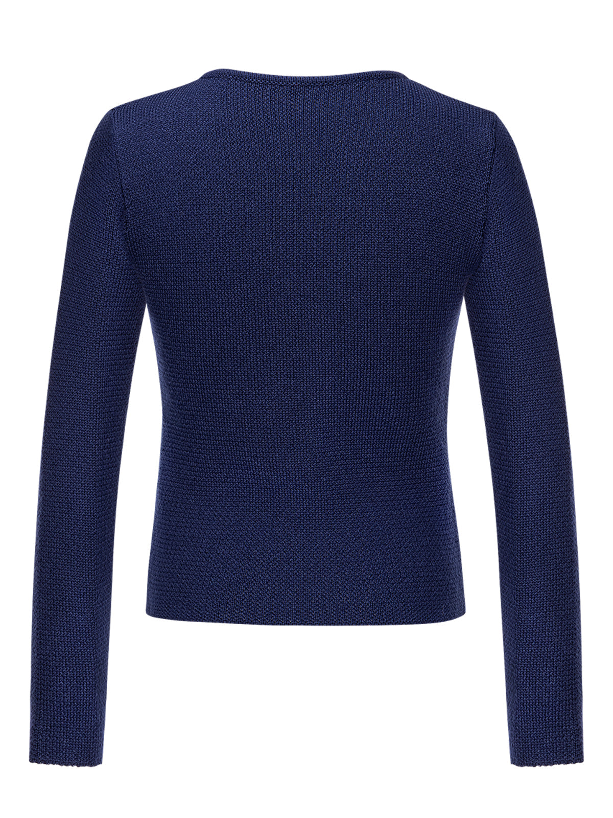 Mira Dark Strickjacke für traditionelle Looks – Blau