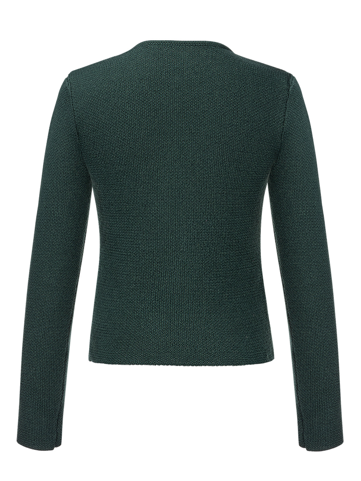 Mira Dunkelgrun Strickjacke für traditionelle Looks – Grün
