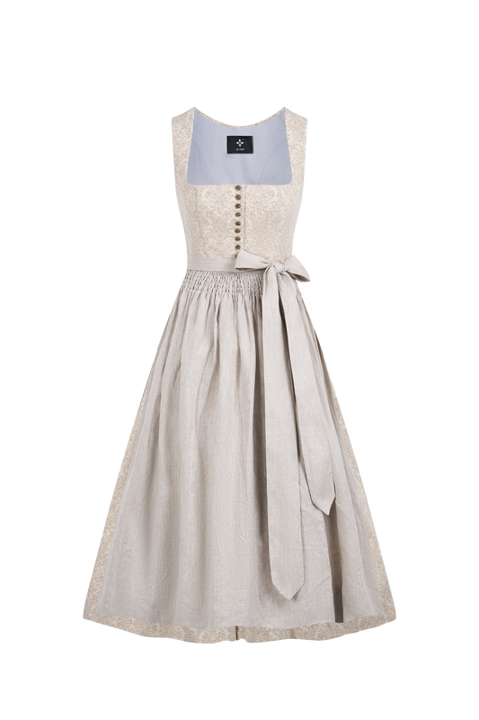 Fiona Dirndl im traditionellen Stil in Beige