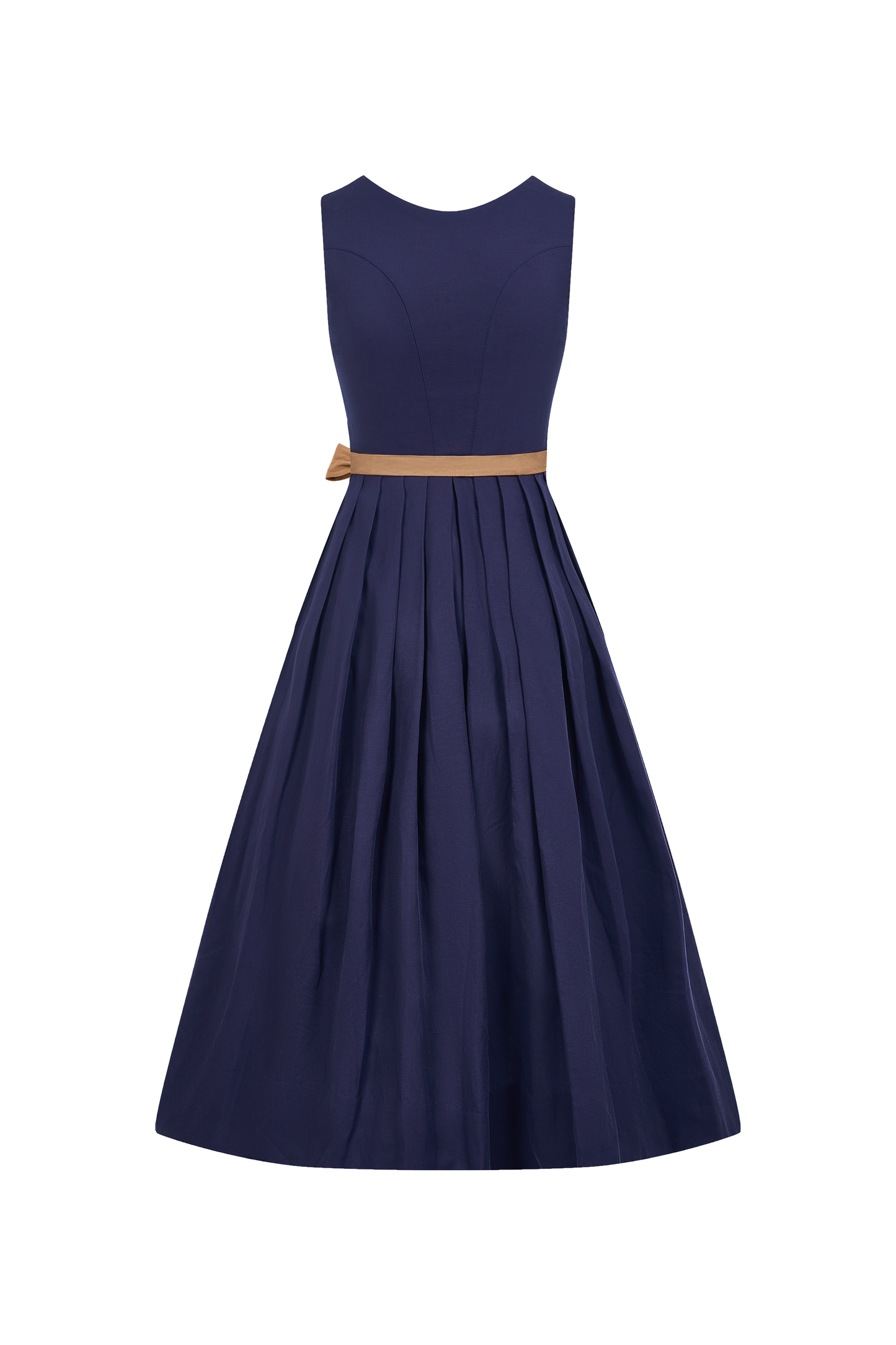 Dirndl Mila – Knopfverschluss in Blau