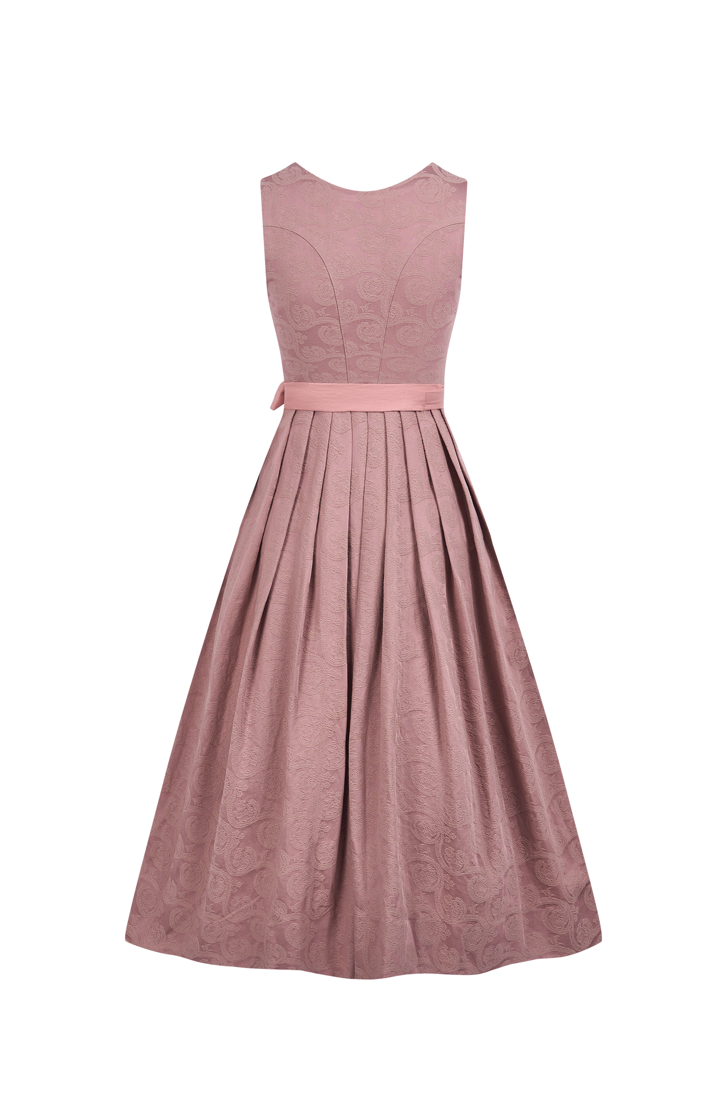 Wiesn Look Rosalie – Dirndl in Rosa mit Gerader Ausschnitt