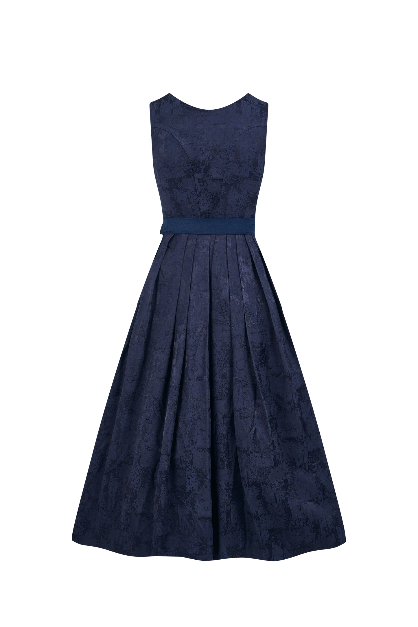 Festliches Dirndl Rosalie | Blau | Gerader Ausschnitt