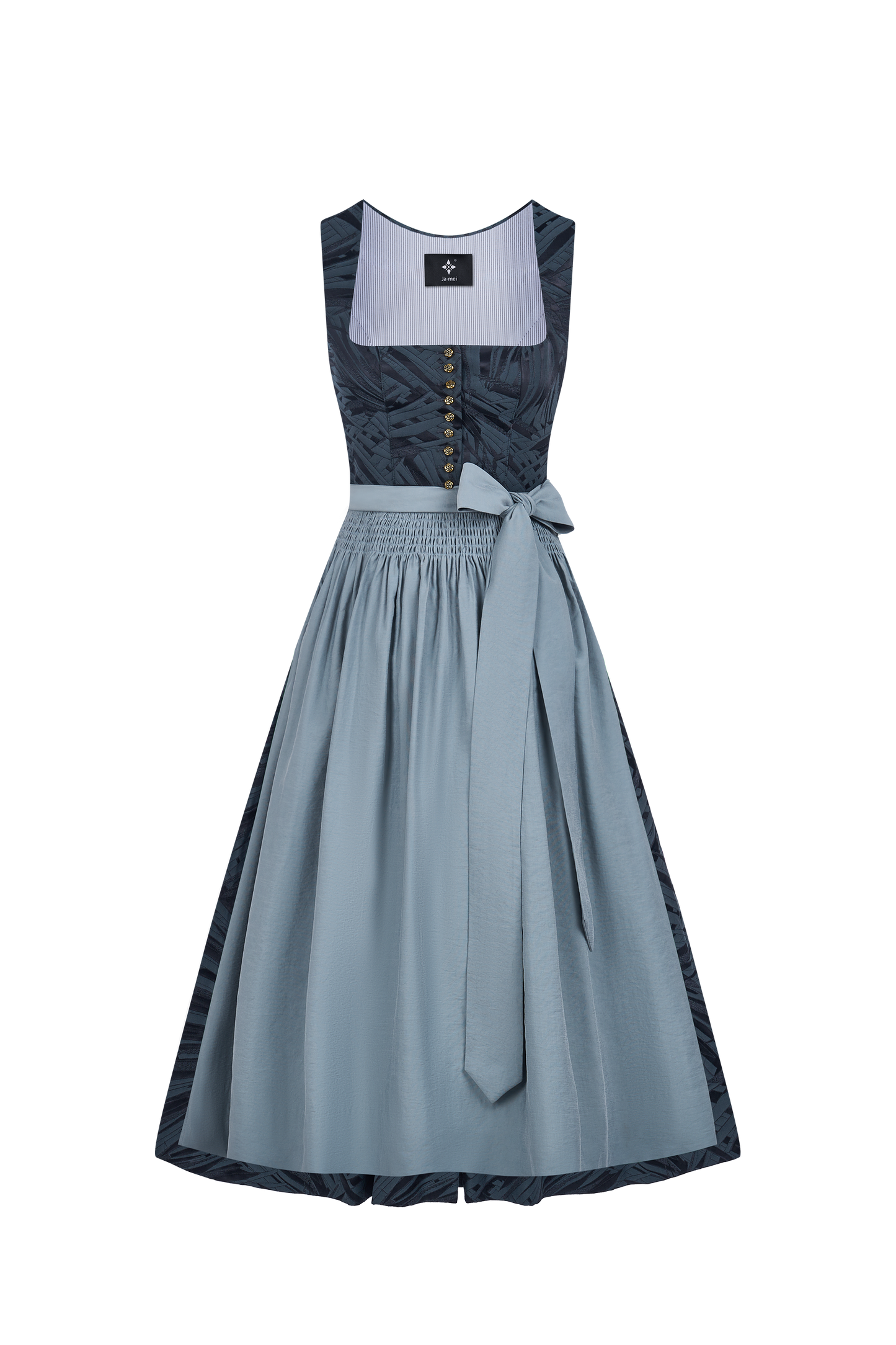 Blaues Wiesn-Dirndl Rosalie Dunkles
