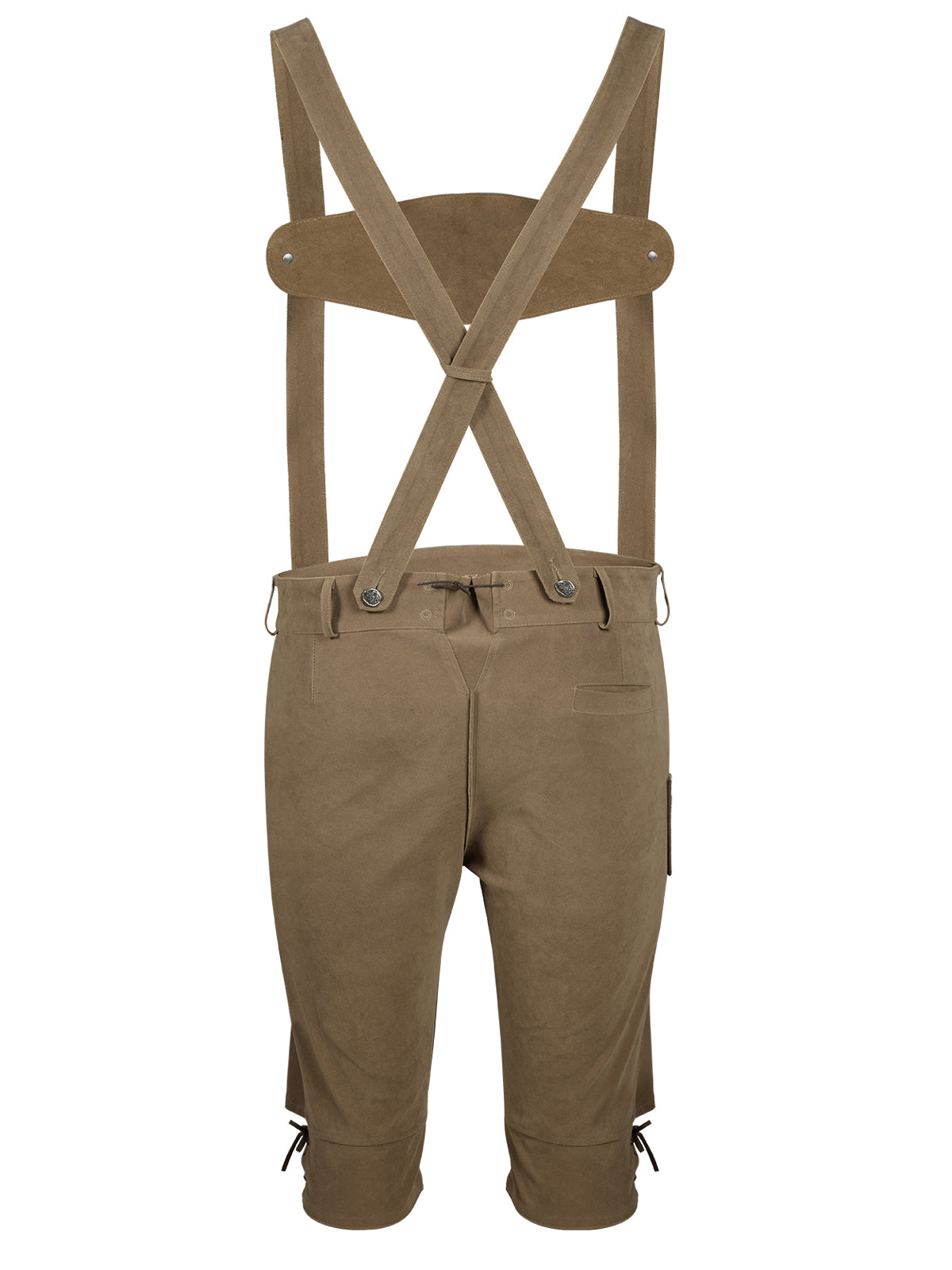 Traditionelle Lederhose Norman Dunkelsand | Braun