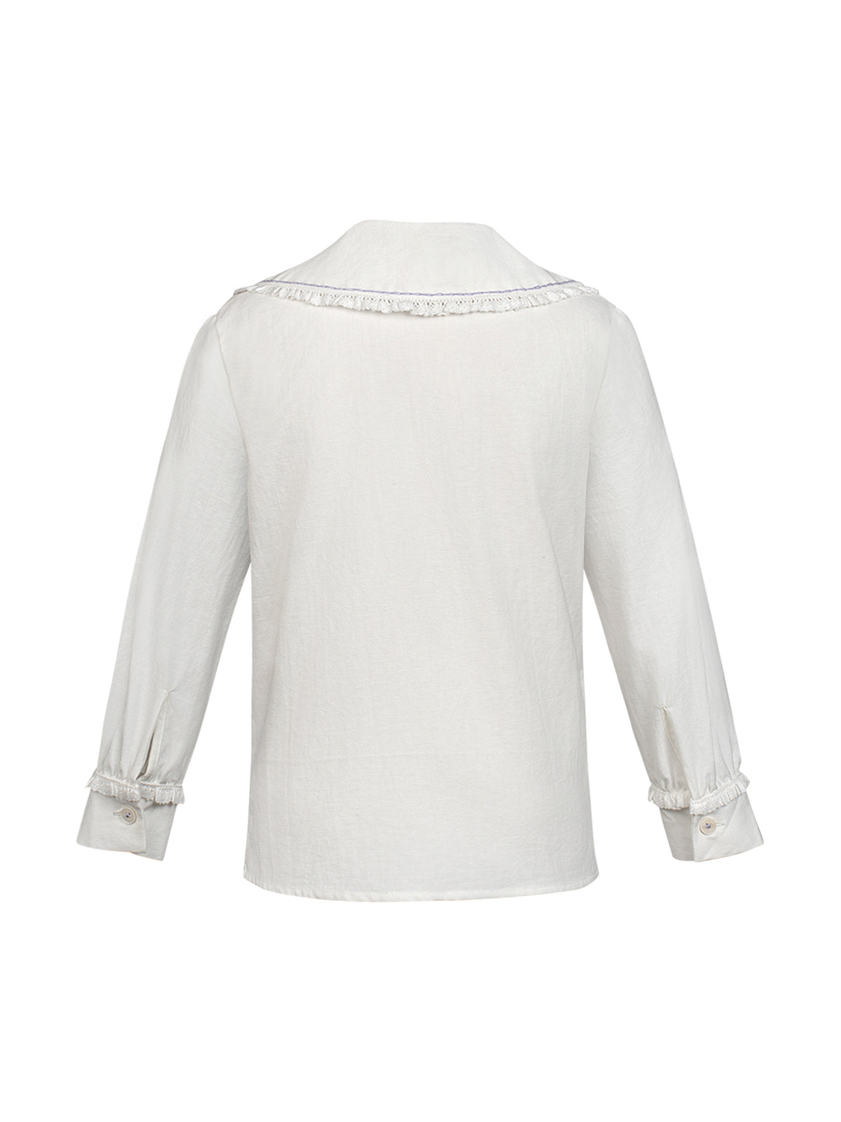 Festliche Kinderbluse Momo in Weiß