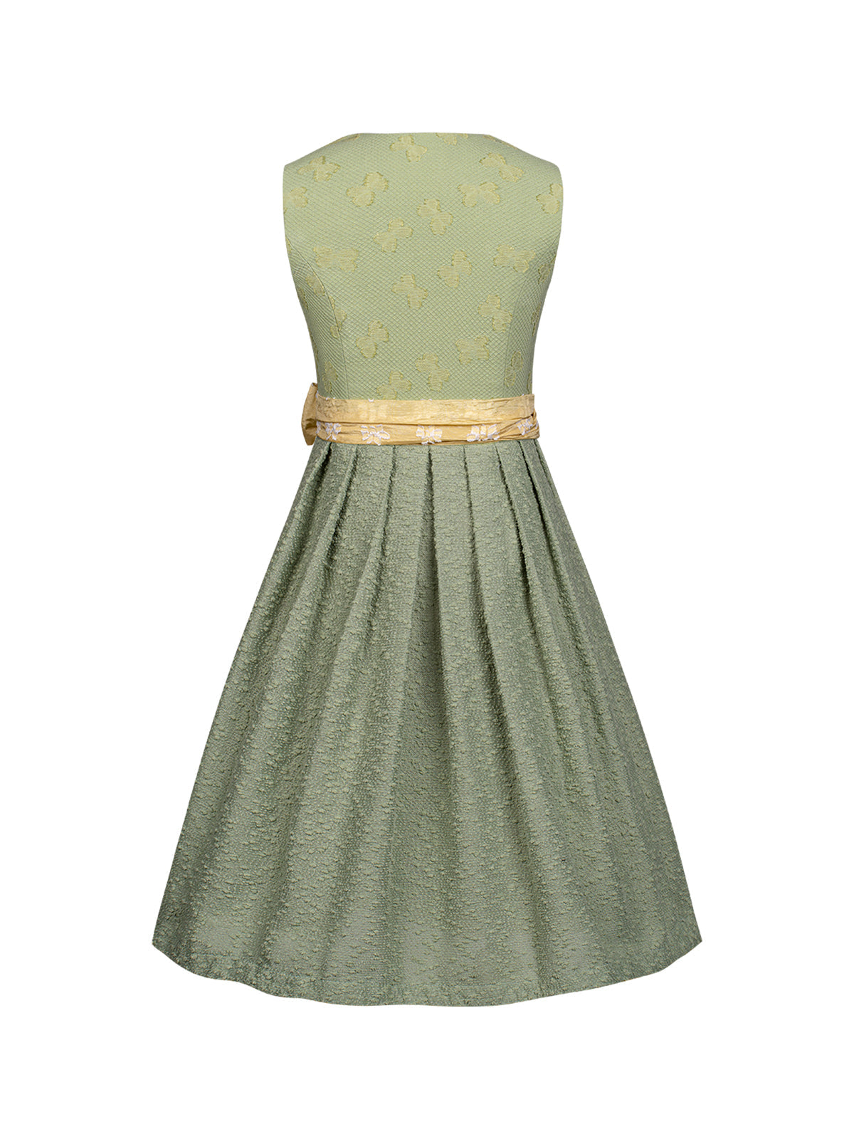 Dirndl Kinder Dirndl Kitt – Frontreißverschluss in Grün