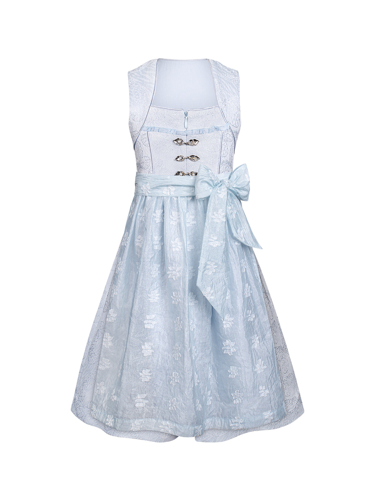Kinder Dirndl Lobby | Dirndl für Damen | Blau | Gerader Ausschnitt