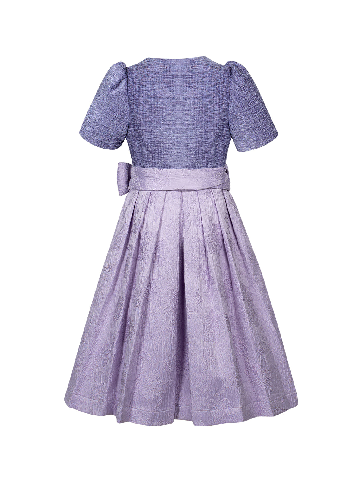 Festliches Dirndl Kinder Dirndl Ginny | Lila | Gerader Ausschnitt