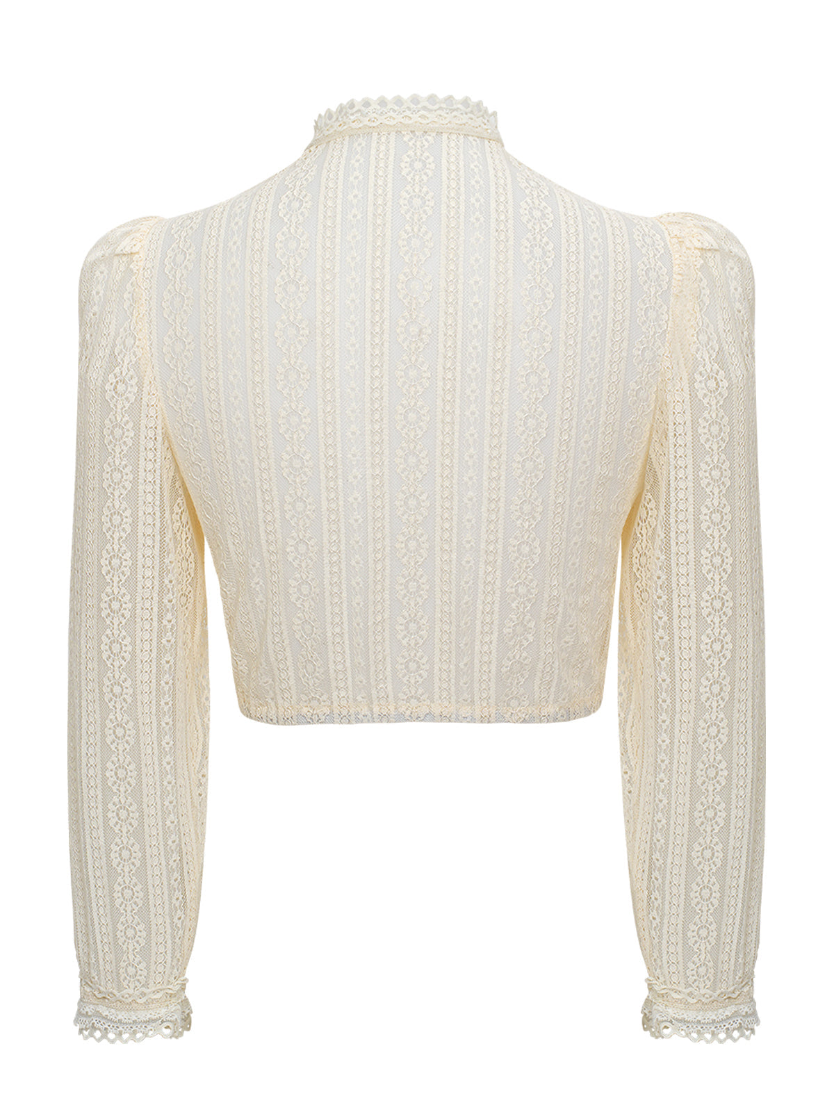 Elegante Dirndlbluse Velin | Langarm | Beige