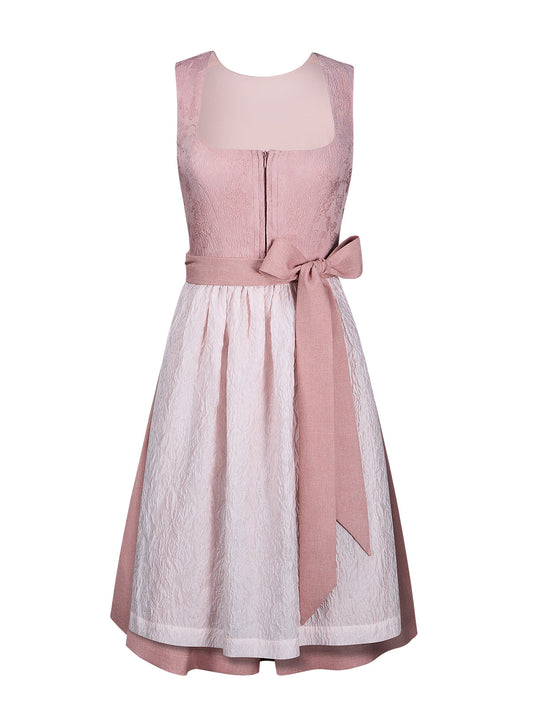 Festliches Dirndl Anja | Rosa | Gerader Ausschnitt