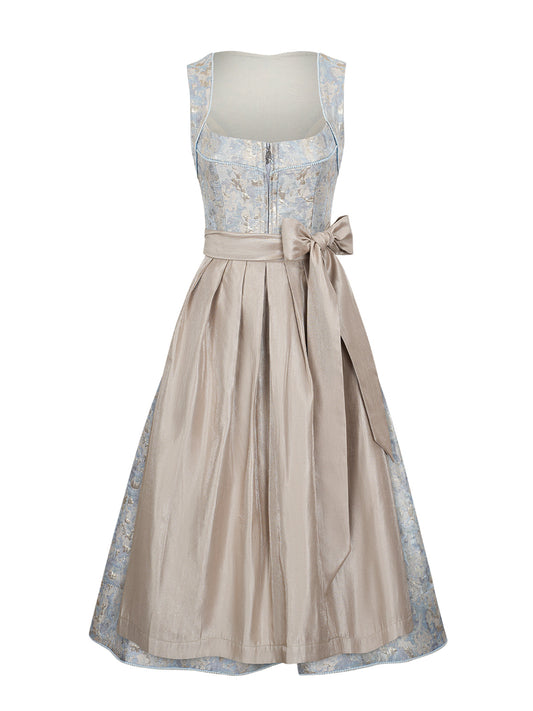 Dirndl Gianna – Frontreißverschluss in Blau