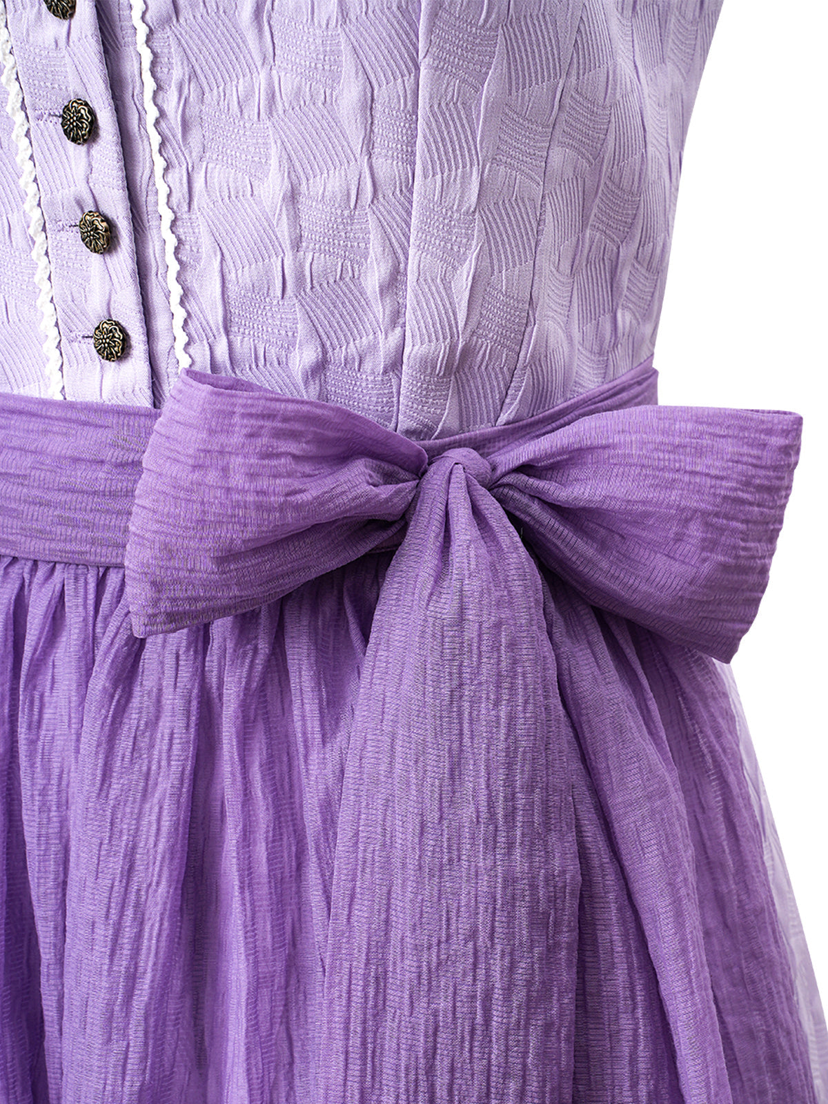 Germini Dirndl im traditionellen Stil in Lila