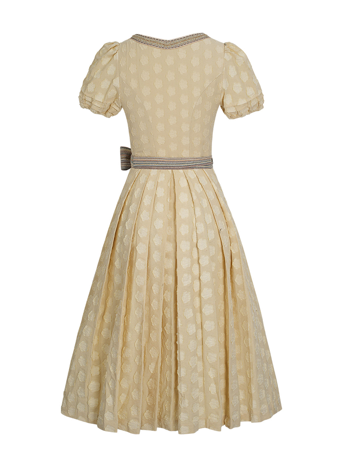 Festliches Dirndl Misa | Gelb | Gerader Ausschnitt