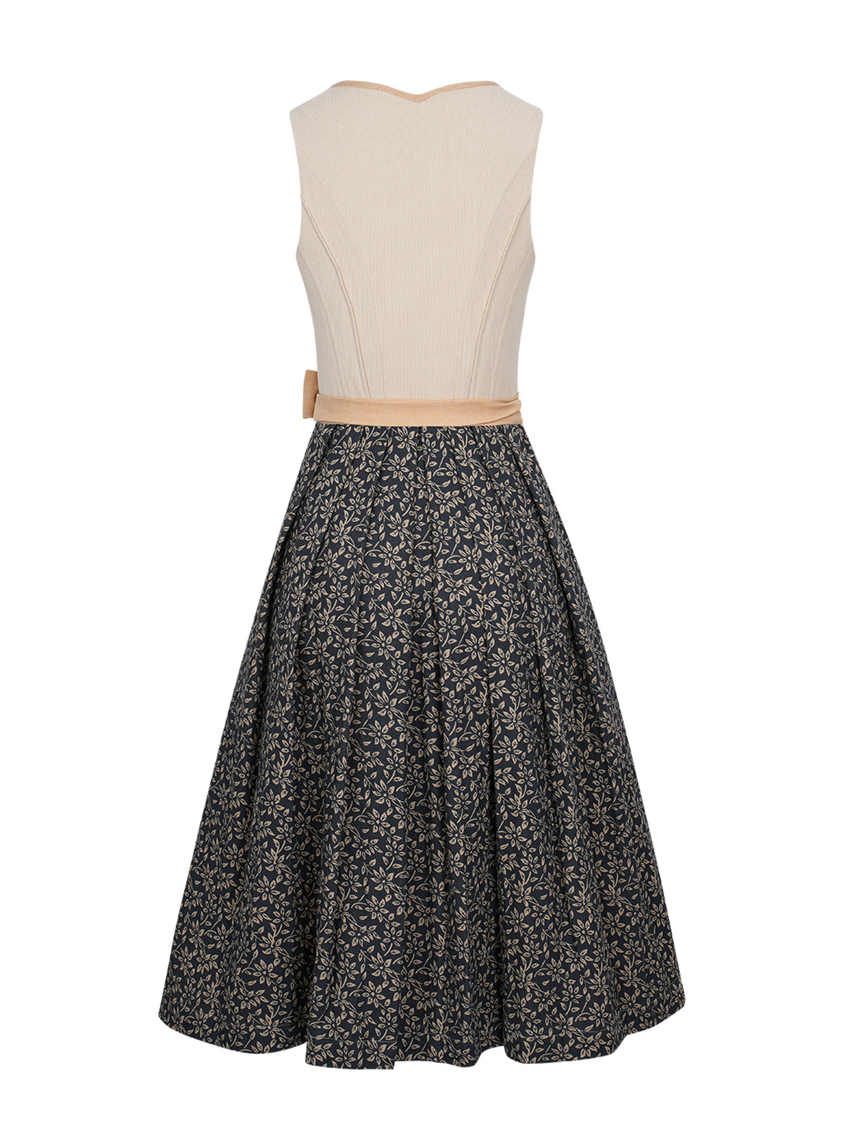 Damen Dirndl Amelie mit Knopfverschluss – Gelb
