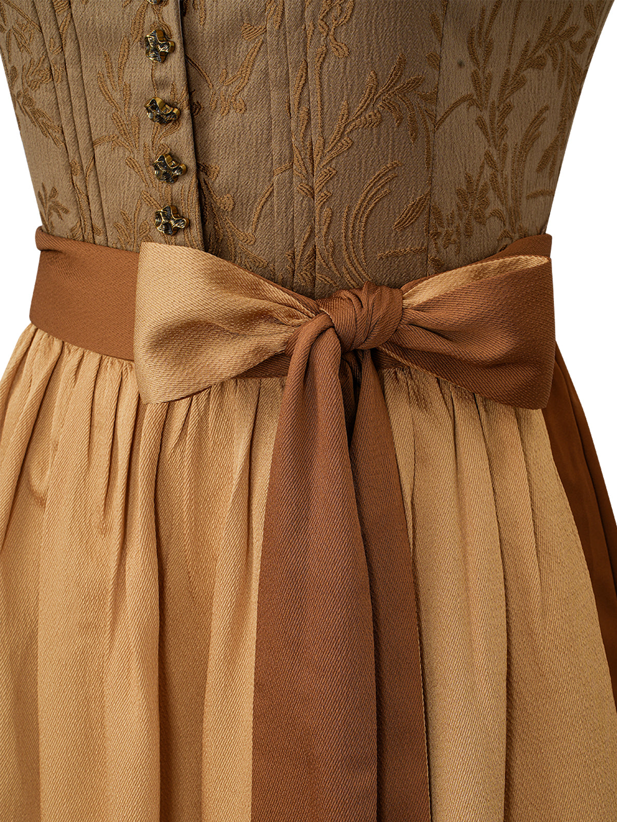 Resi Dirndl im traditionellen Stil in Gelb