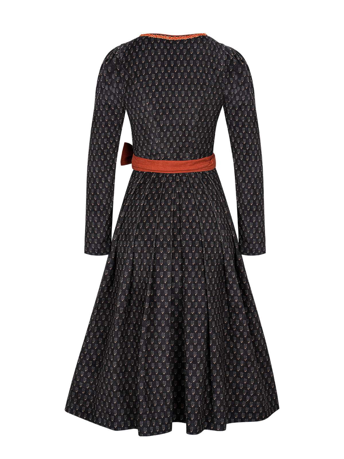 Damen Dirndl Kitty mit Knopfverschluss – Schwarz