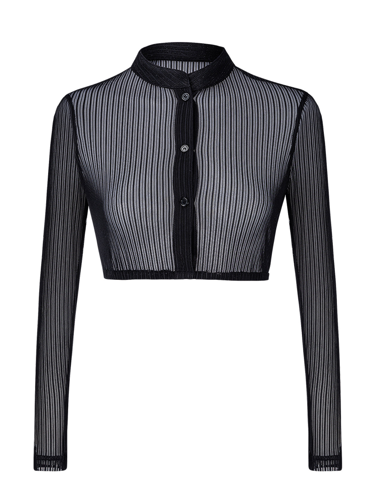 Liss – Klassische Trachtenbluse in Schwarz