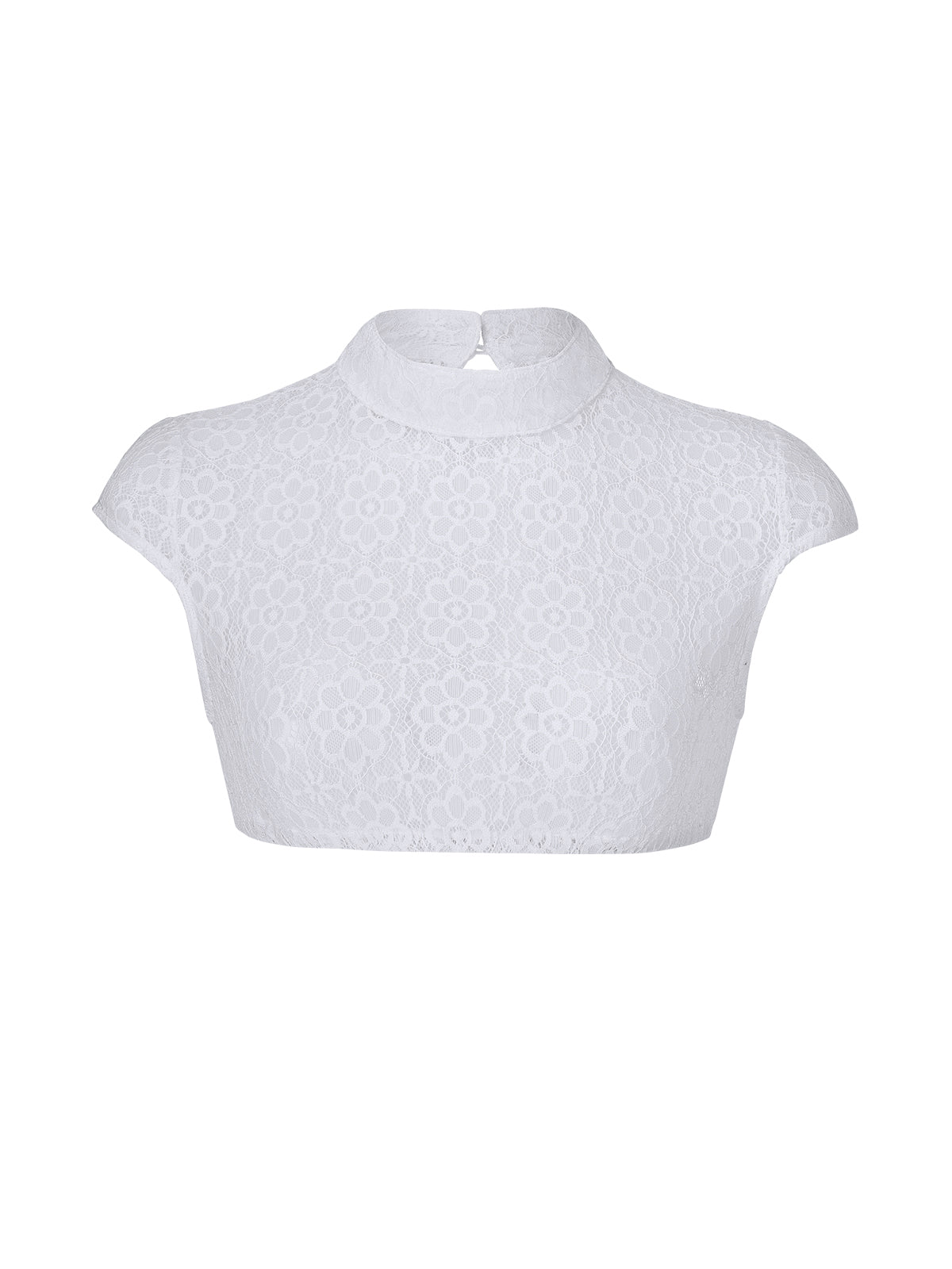 Bluse zum Dirndl Eudora mit Hochgeschlossen