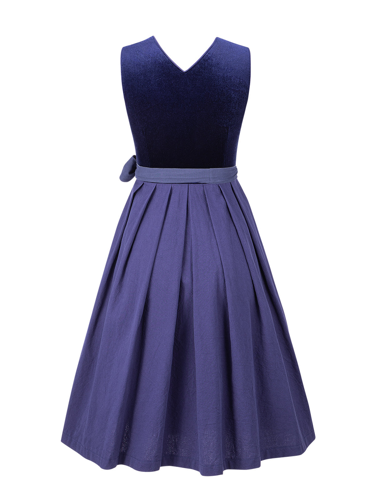 Wiesn Look Melisa – Dirndl in Blau mit Gerader Ausschnitt