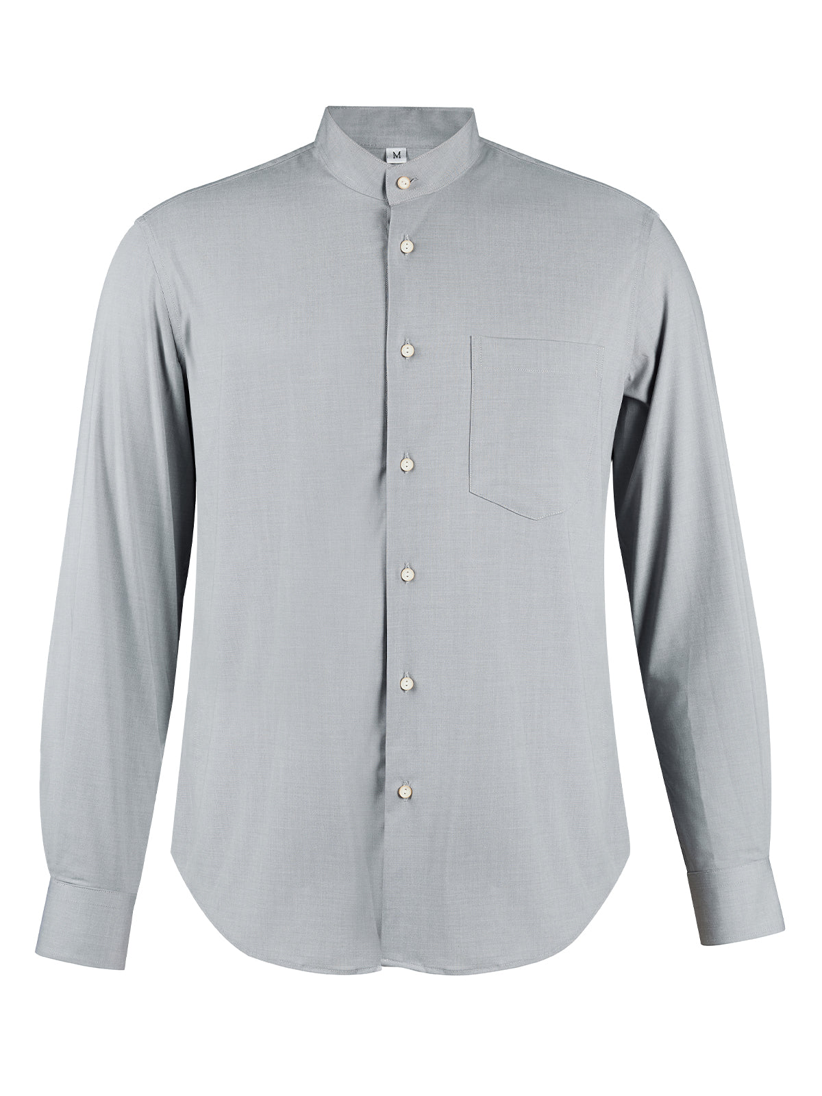 Herrenhemd Elias Langarmhemd für Trachtenlooks – Grau