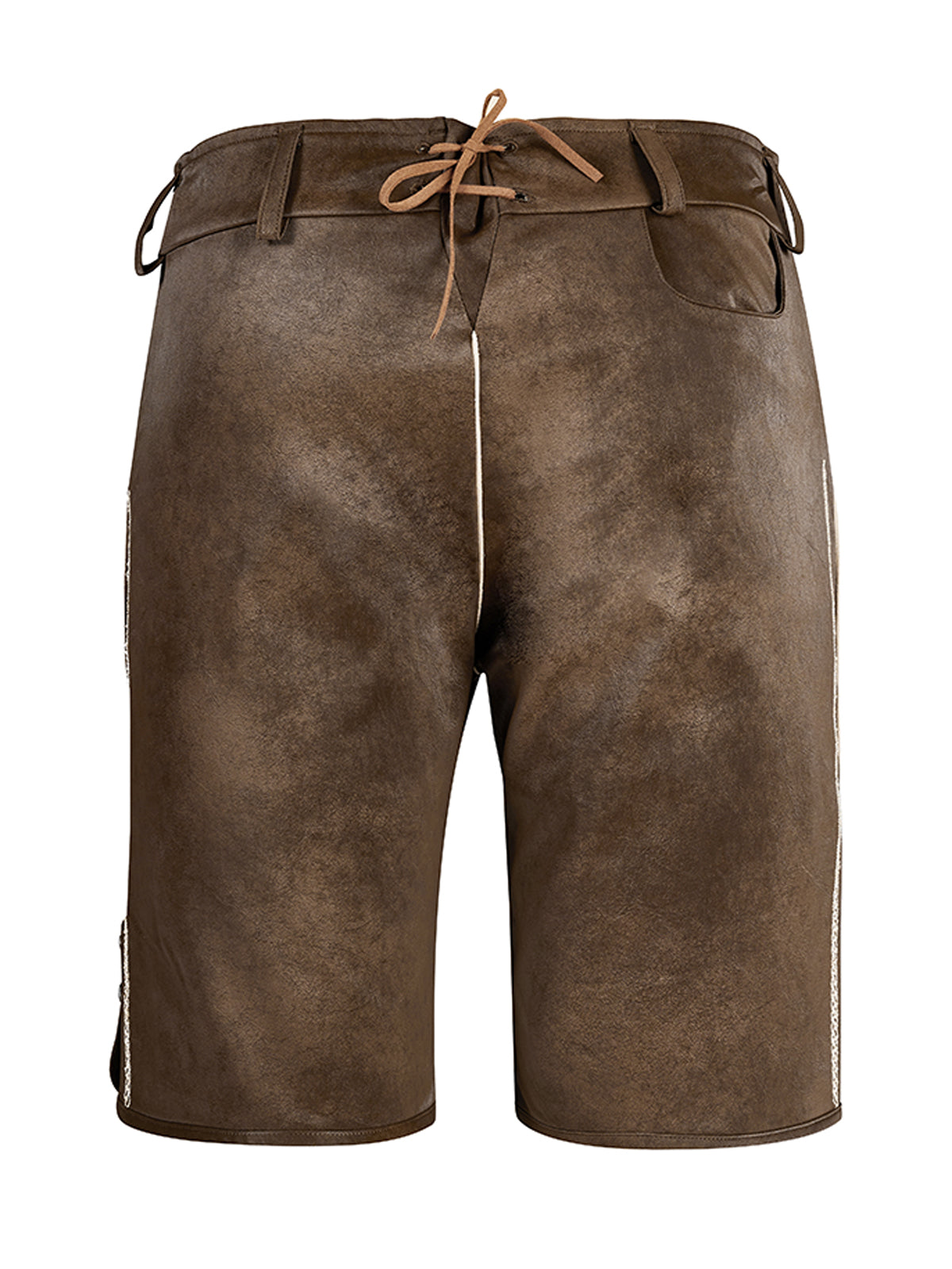 Bayerische Lederhose Tarius Braune mit Stickereien