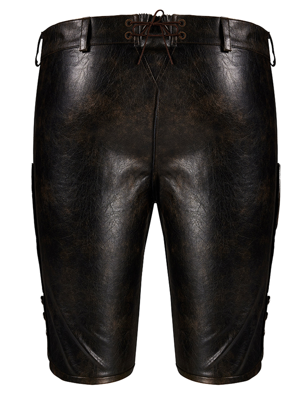Herren Trachtenhose Ludwig Dunkelbraune mit Stickereien