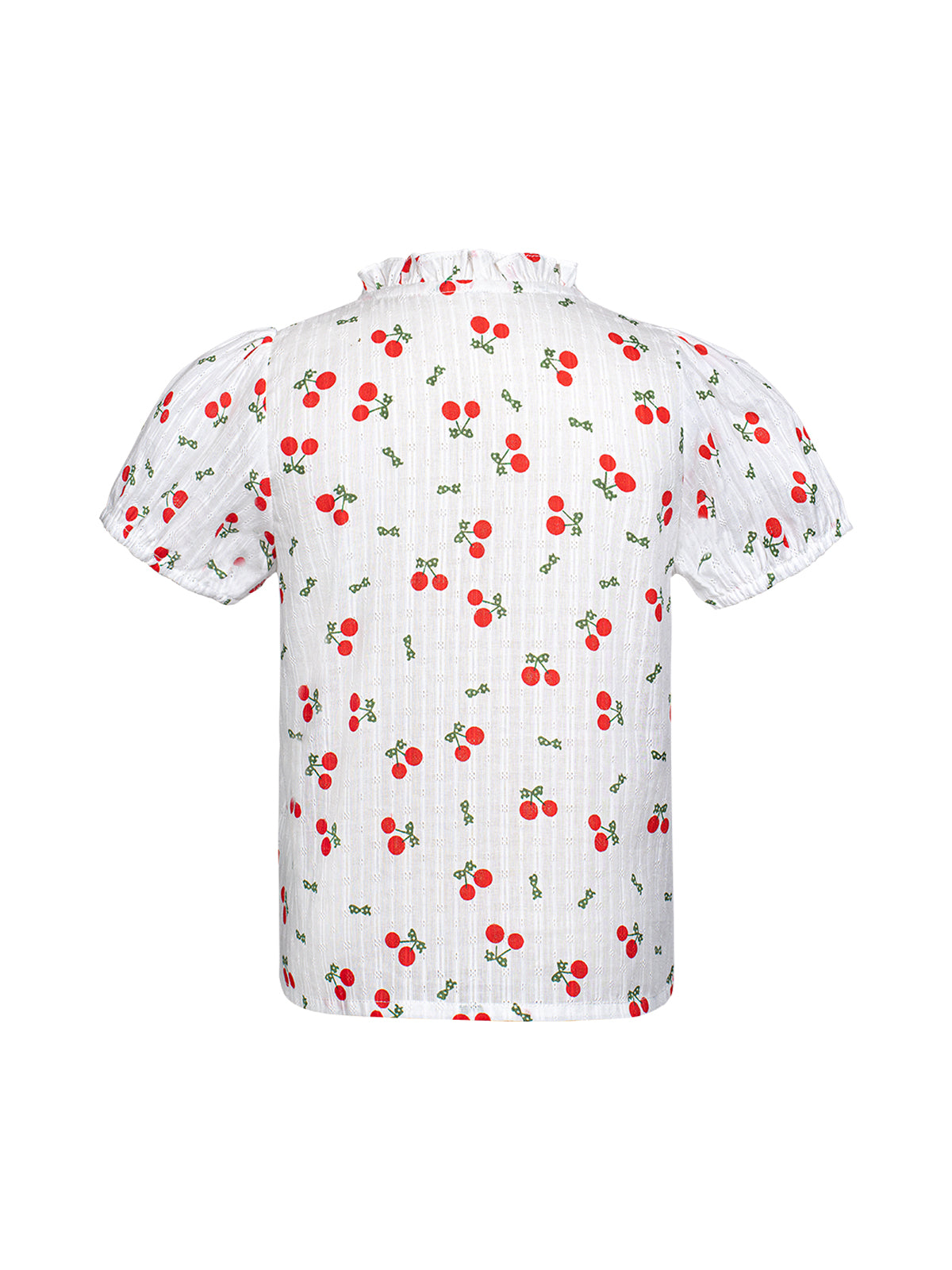 Mädchen Dirndlbluse Sofia Cherry | Kurzarm