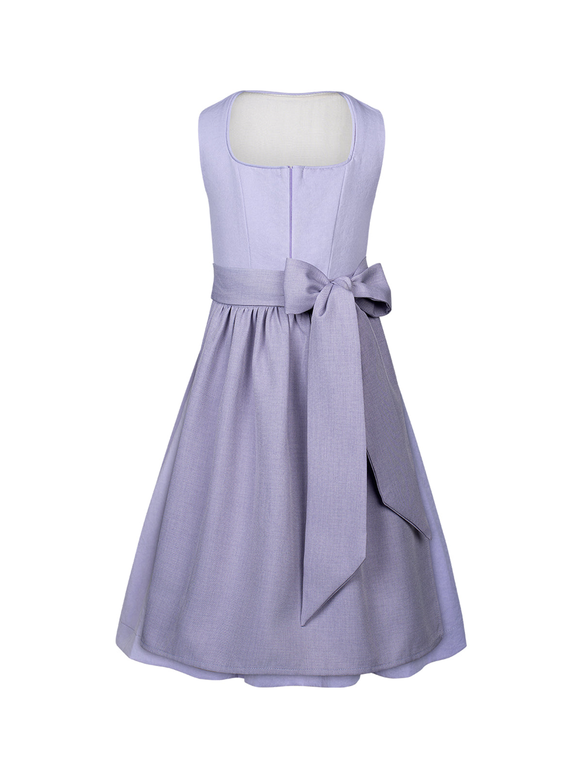 Kinder Dirndl Viktoria | Dirndl für Damen | Lila | Gerader Ausschnitt