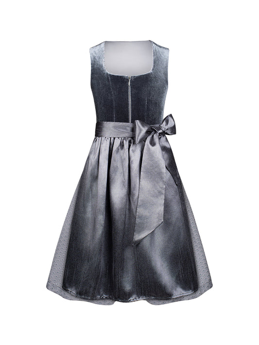 Kinder Dirndl Anella Dirndl im traditionellen Stil in Grau