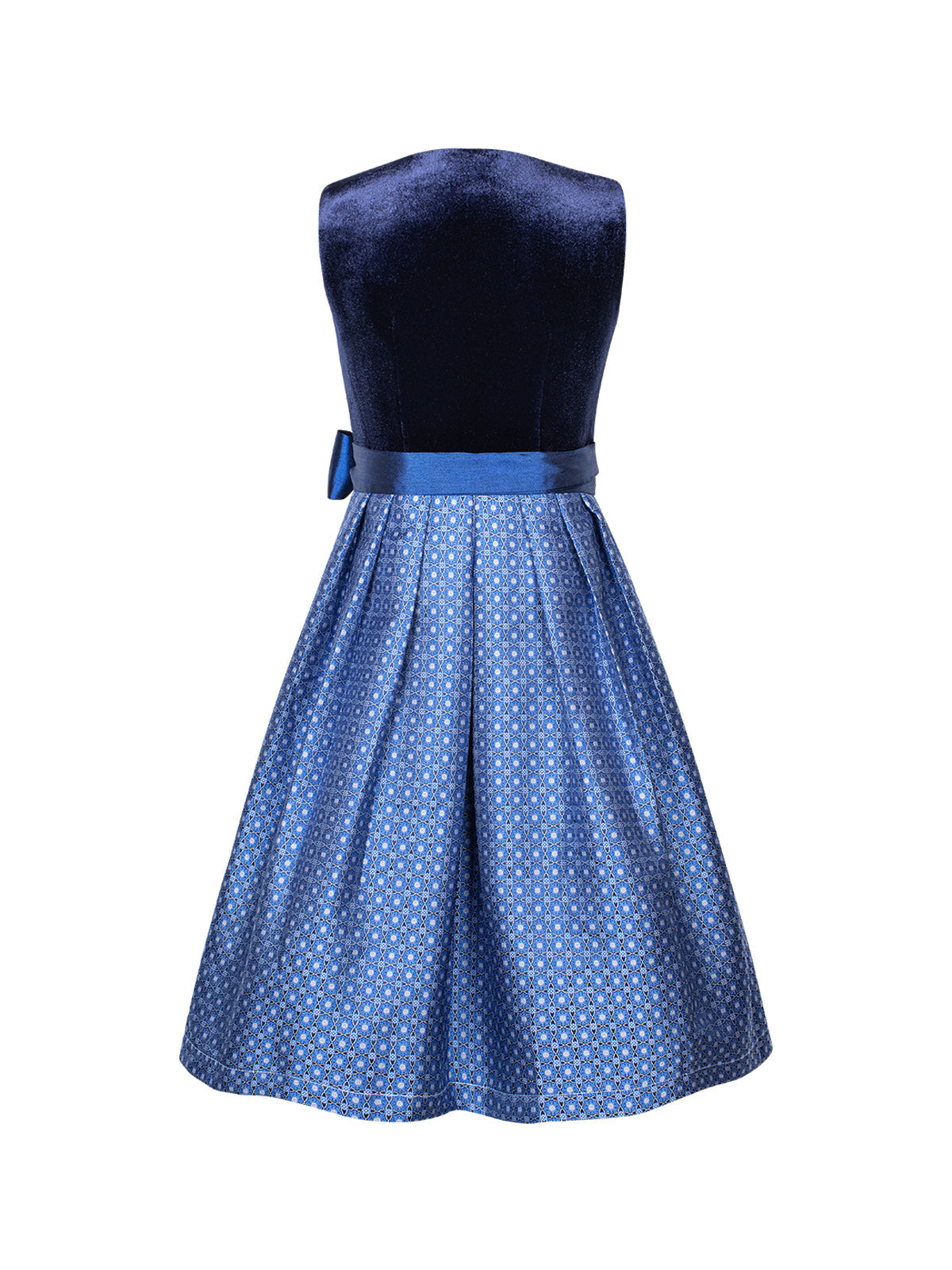 Damen Dirndl Kinder Dirndl Leonie mit Frontreißverschluss – Blau