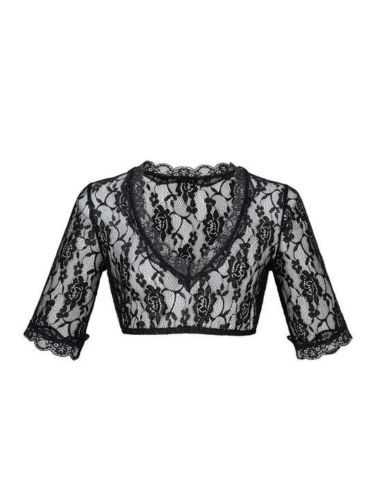 Traditionelle Dirndlbluse Anette mit V-Ausschnitt