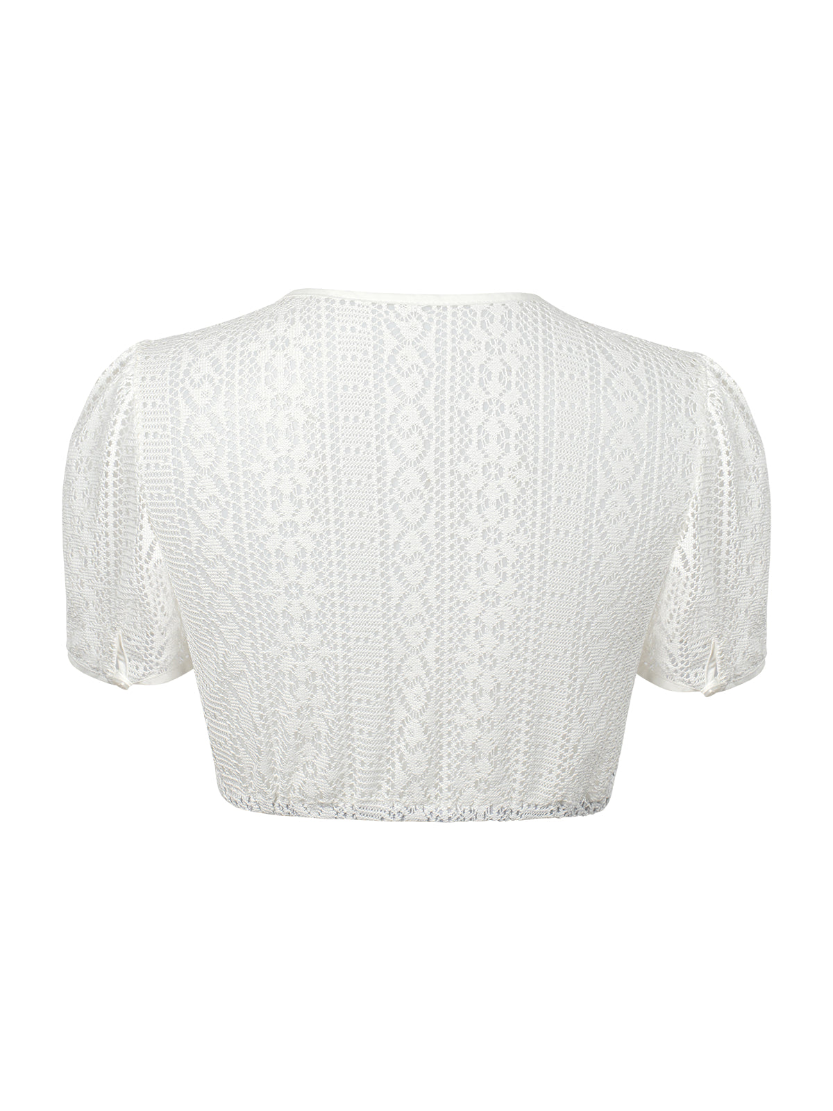 Dirndlbluse Iliana aus Spitze – Kurzarm