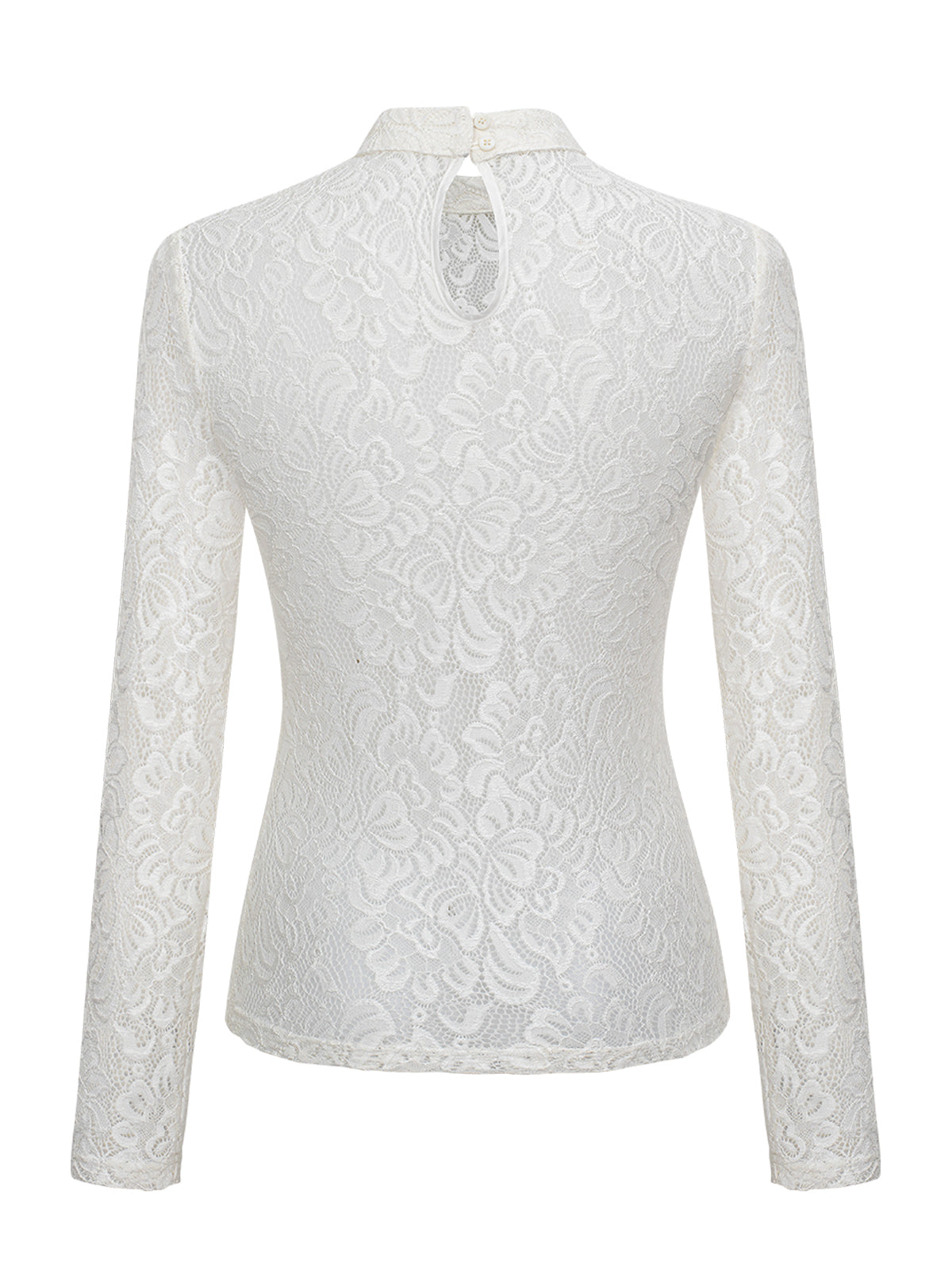 Trachten-Look Damen Body Spitzenbluse Manie