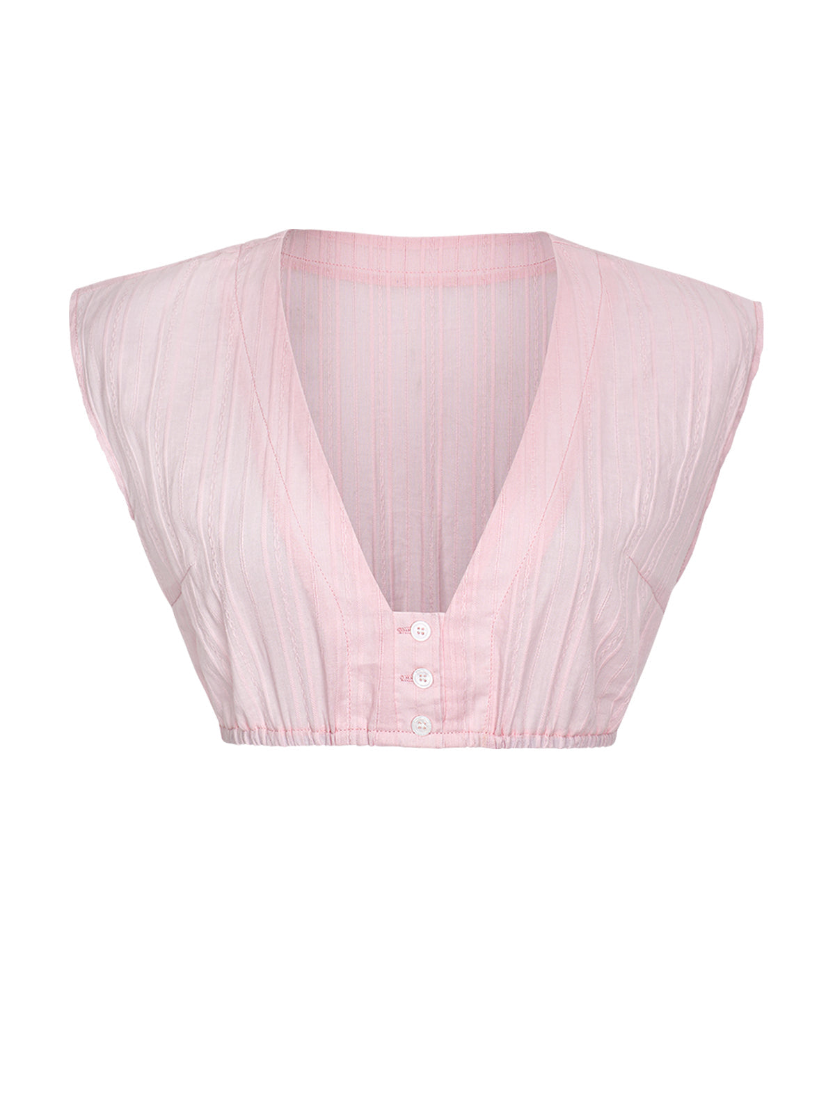 Traditionelle Dirndlbluse Milana mit V-Ausschnitt