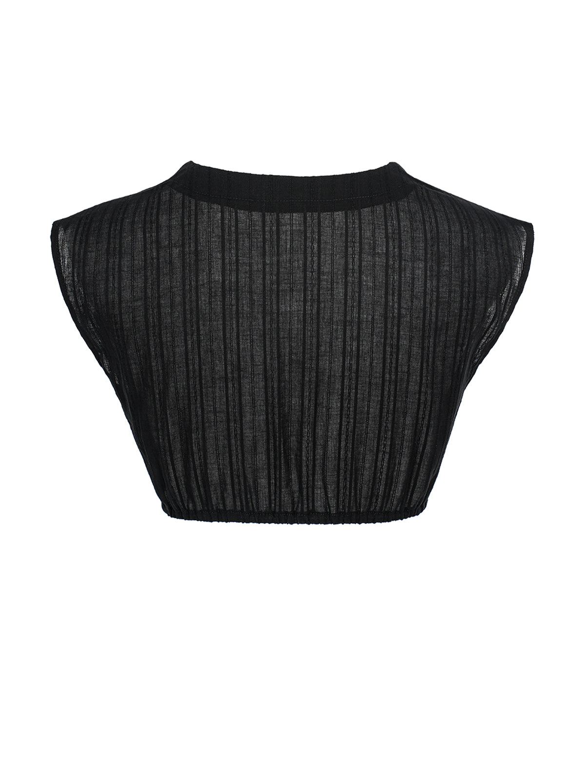 Feminine Dirndlbluse Milana Schwarze in Schwarz