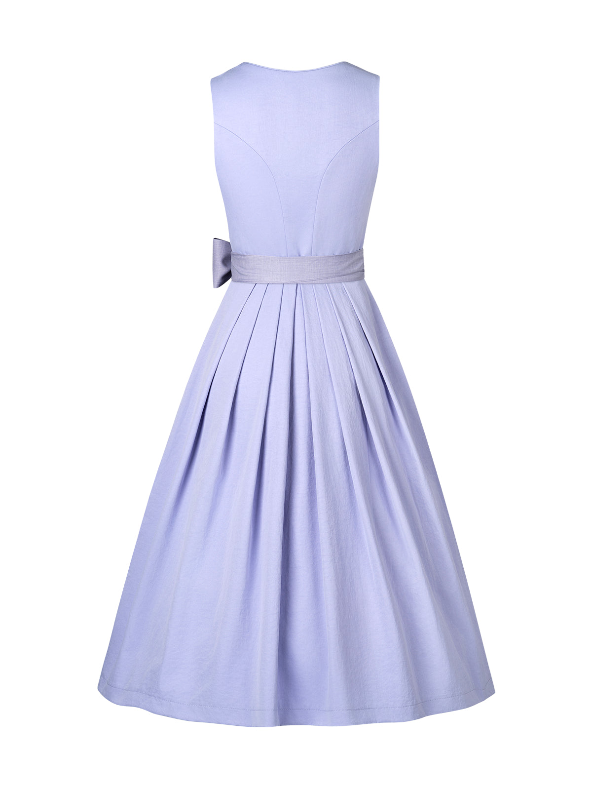 Traditionelles Trachtenkleid Viktoria in Lila mit Frontreißverschluss