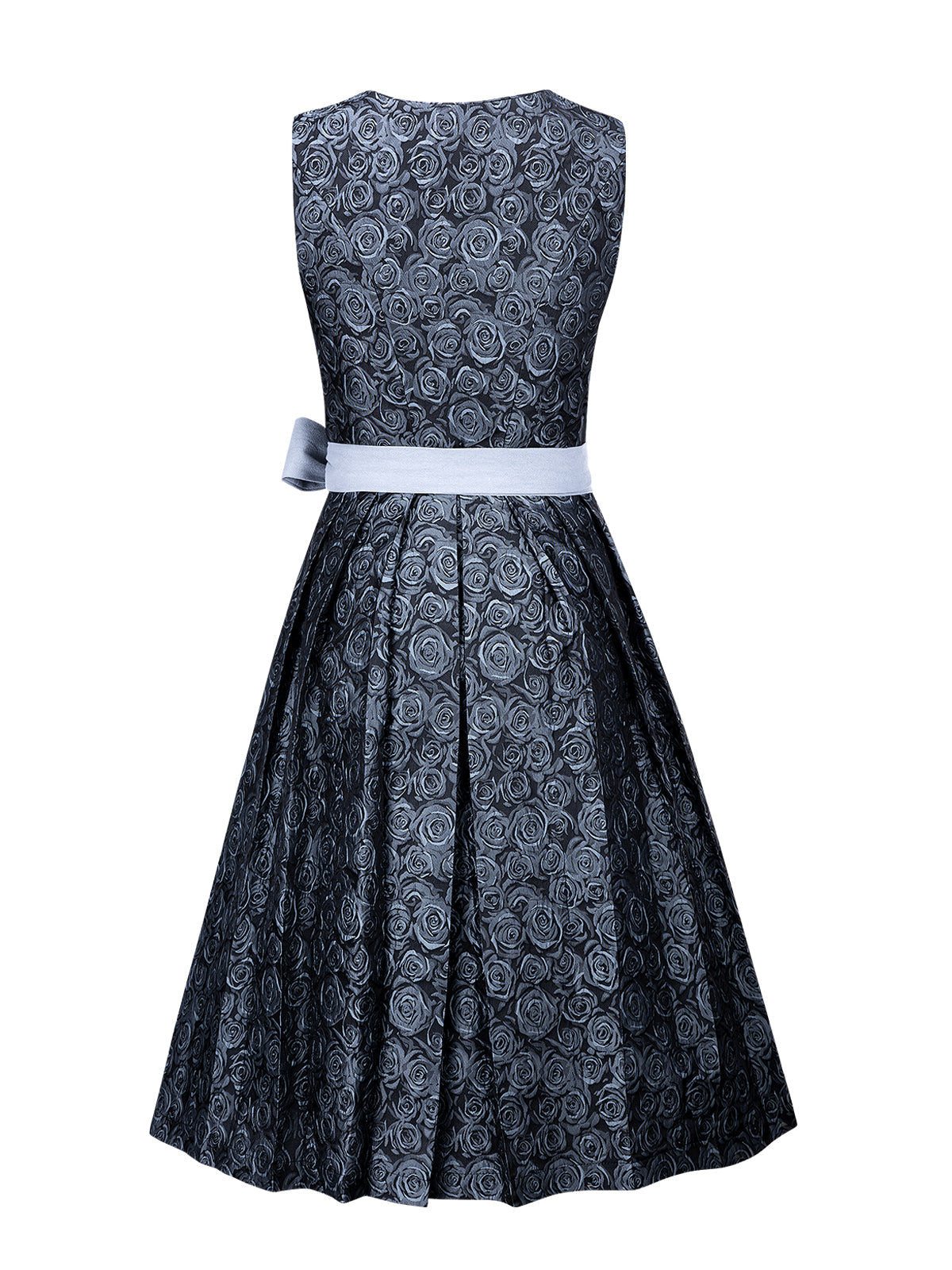 Nadine | Dirndl für Damen | Blau | Gerader Ausschnitt