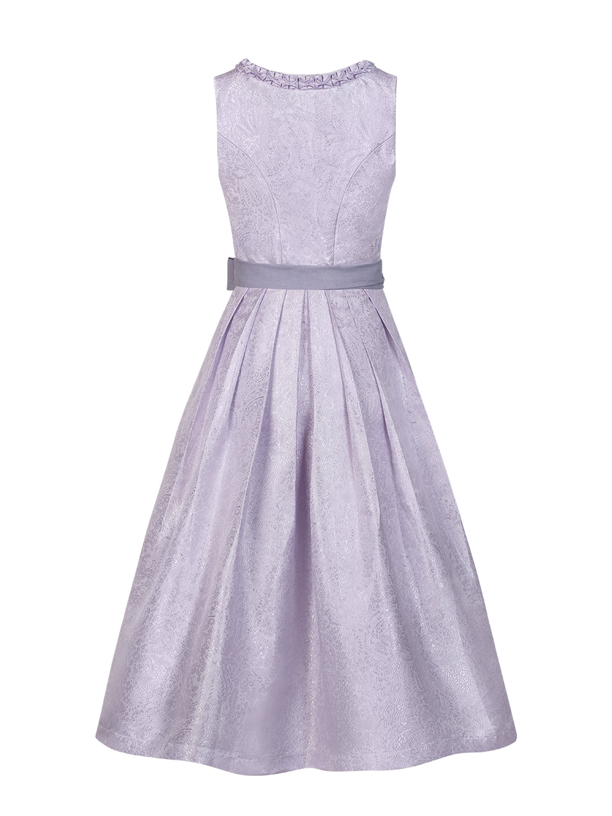 Wiesn Look Julia – Dirndl in Lila mit Gerader Ausschnitt