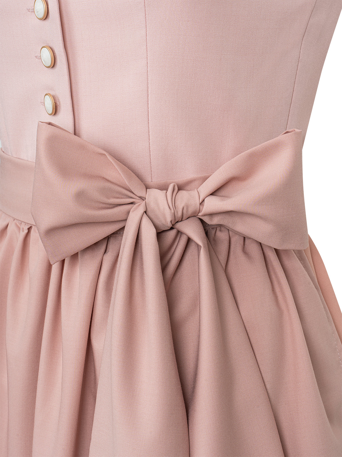 Traditionelles Trachtenkleid Kalia in Rosa mit Knopfverschluss