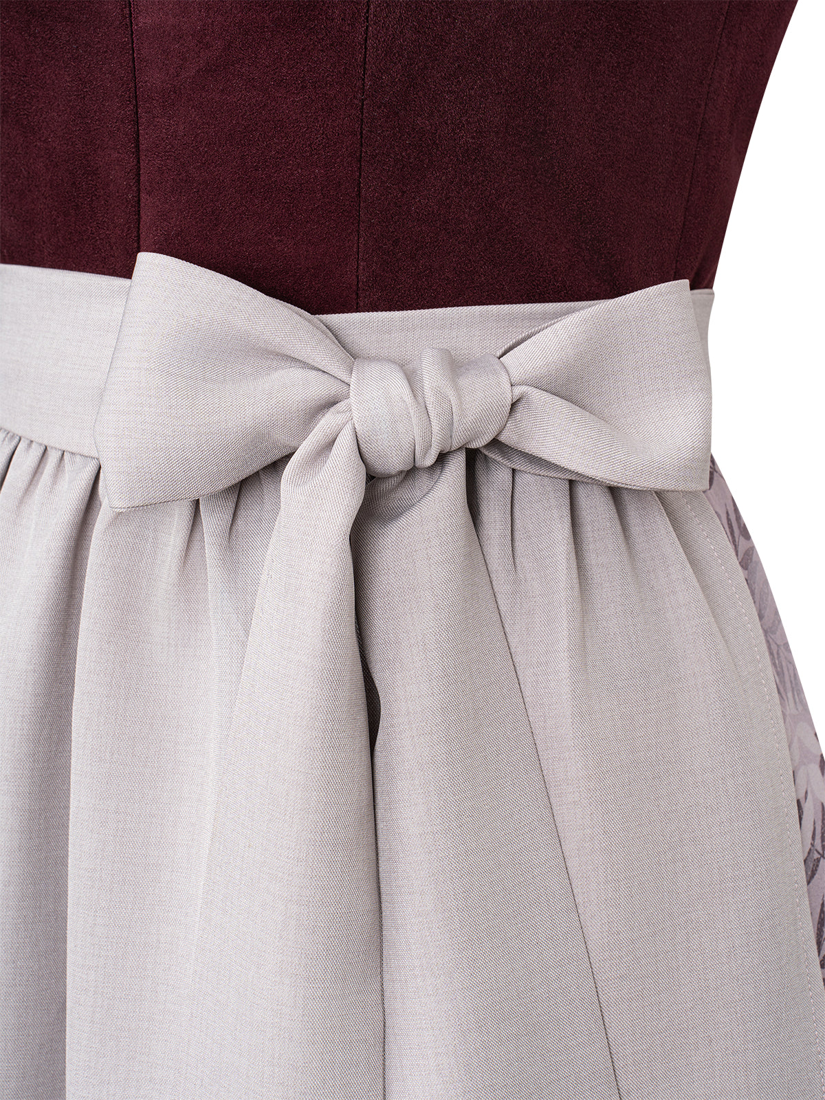 Alessia – Elegantes Trachtenkleid in Lila mit floralem Muster