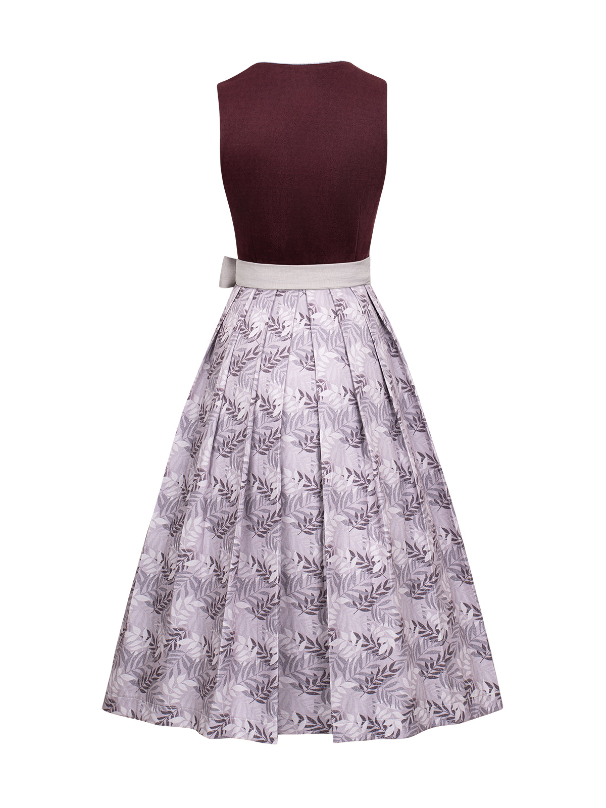 Alessia – Elegantes Trachtenkleid in Lila mit floralem Muster